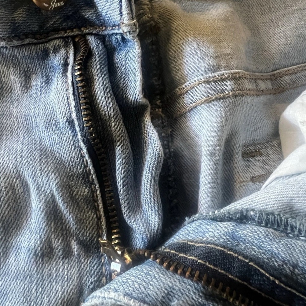 VTG Zana Di Womens Size 18 Blue Jean Denim Mini Skirt Y2k Grunge Boho Western - Picture 4 of 7